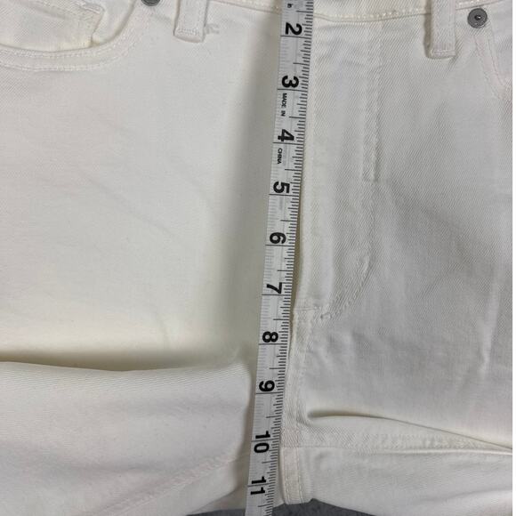 Vince Women's Kick Boot Cut Denim Jeans Chalk White SZ 29 Quiet Luxury Designer - Picture 5 of 10